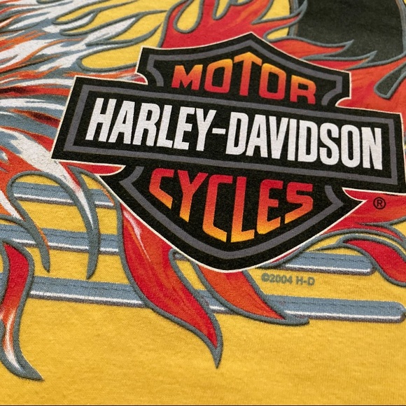 VINTAGE Uke’s Harley Davidson Long Sleeve Top - Picture 7 of 10